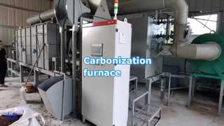 Machen Sie Holzkohle schnell 500–800 kg pro Tag