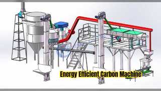 Energieeffiziente Aktivkohlemaschine