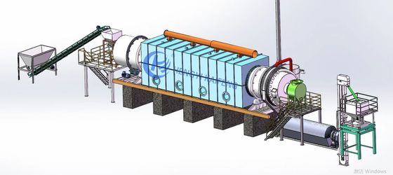 Zuverlässiger Zündhorizontal-Karbonierungs-Ofen für Holzkohle