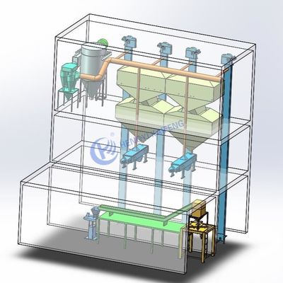 Hochleistungs-automatische Granulatverpackungsmaschine 380V für feste Materialien